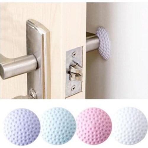 5cm Golf Modelling Rubber Fender Handle Door Lock Protective Pad Anti Collision Home Wall Stickers Thicken Mute Fenders SN3106