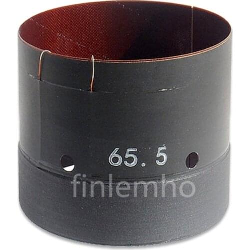 Finlemho 65.5mm Woofer Voice Coil High Power 600W Peak Bass Speaker Repair Parts With Round Copper Wire Glassfiber Former