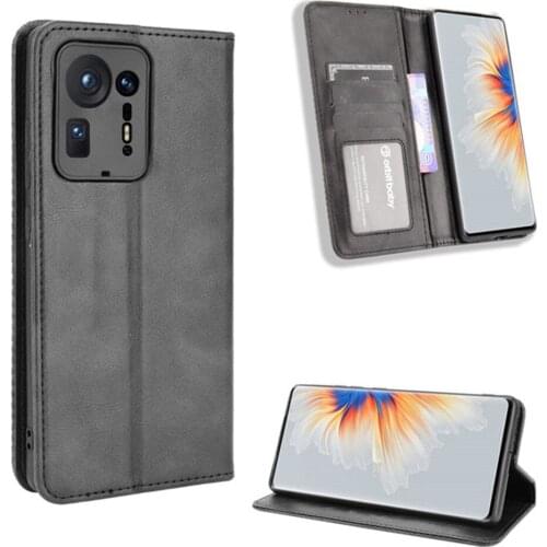 For Xiaomi Mi Mix 4 Case Luxury Flip PU Leather Wallet Magnetic Adsorption Case For Xiaomi Mi Mix 4 Mix4 Phone Bags