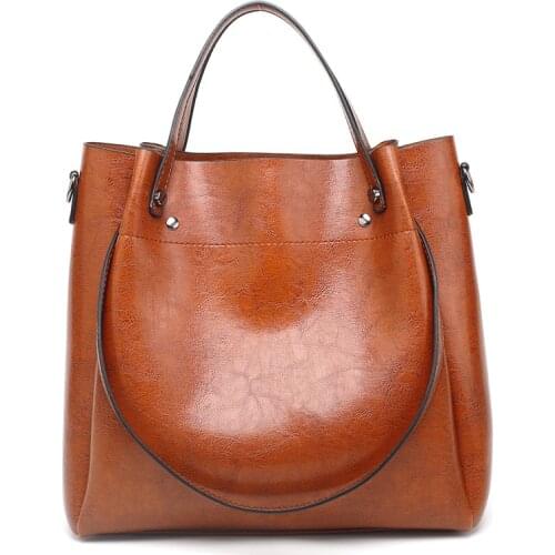 Genuine leather handbags female large messenger bag women shoulder bags fashion ladies top-handle bags high quality totes C874
