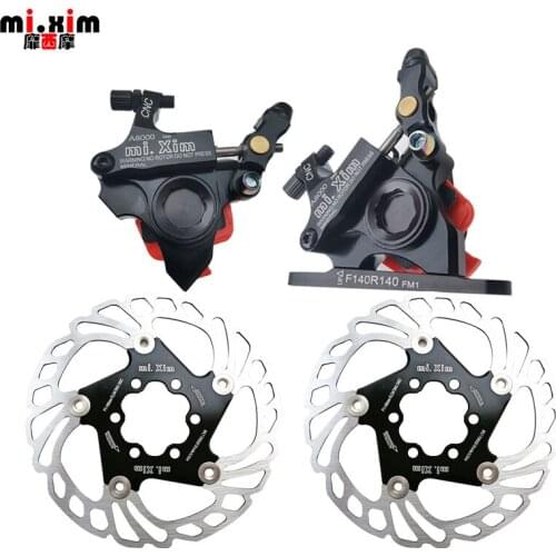 Road Bike Hydraulic Disc Brake Calipers Flat Mount Gravel Bicycle Oil Disc Brake with brake rotor