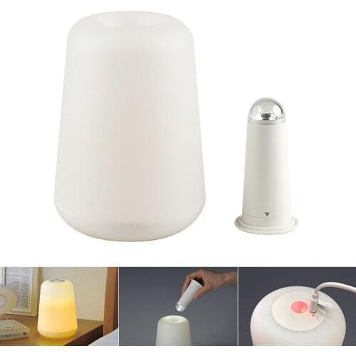Creative LED USB Rechargeable Bedside Lamp Modern Minimalist Night Light Multi-color Warm Light Eye Lamp holiday gifts