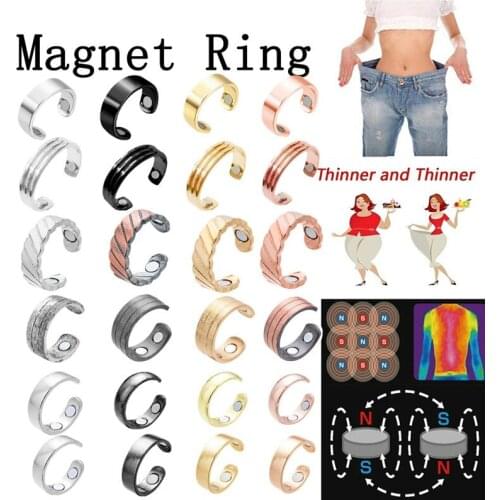 Magnetic Slimming Rings Natural Fat Burning Slimming Ring Magnetic Stimulation Acupoint Burning Fat Slimming Body HealthCare