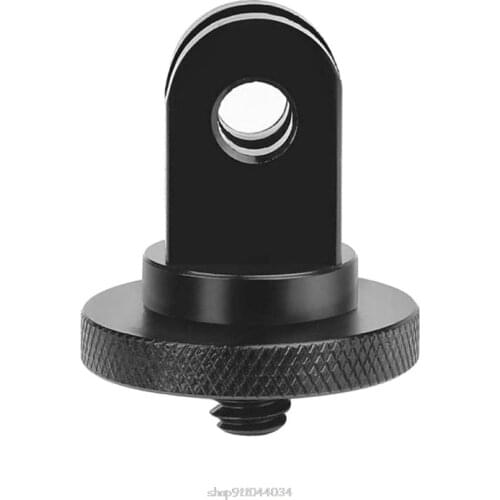 Aluminum Alloy 1/4 Inch Mini Tripod Adapter Mount for gopro Hero 7 5 6 Session Sjcam Sj4000 Yi 4K Eken H9 Camera N20 20 Dropship