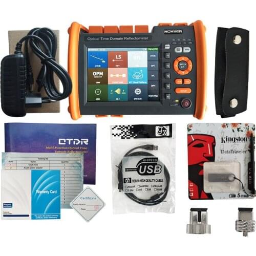 NK5600 OTDR Multi-Function Optical Time Domain Reflectometer NOVKER 1310nm/1550nm 30/32DB 100km With VFL OPM Light Source