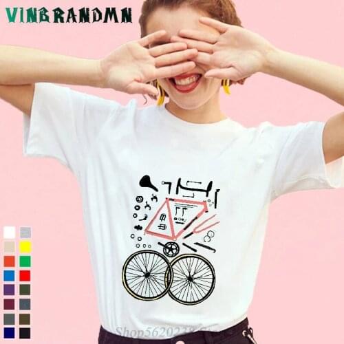MTB Enduro Biker T shirt Women mountain biker t-shirt Female bicycle bmx tshirt rider mountain tee shirt Lady 2020 Newest design