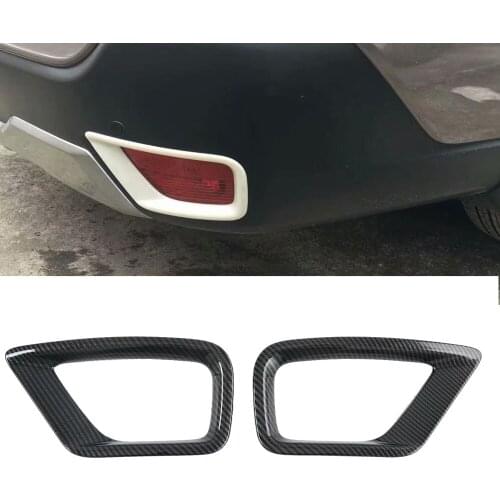 For Subaru Outback 2021 2022 ABS Chrome Car Styling Rear Fog Light Cover Trim Tail Foglight Lamp Covers Accessories