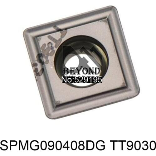 Original Taegutec SPMG090408-DG TT8020 TT9030 SPMG090408DK TT6030 SPMG 090408 10pcs Cnc Lathe Tools Carbide Inserts U Drilling