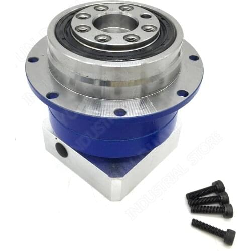 90Nm 7:1 Planetary Gearbox Round Flange Output 6000rpm Gear Reducer 12.7mm Input matchable NEMA34 86mm Stepper Motor