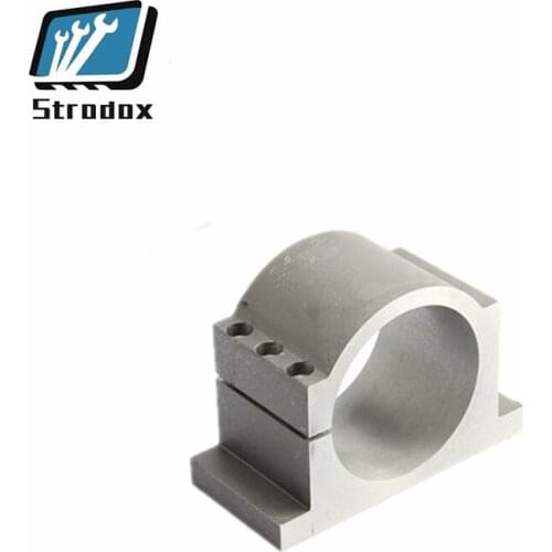 Engraving machine spindle fixture 100 diameter 105 diameter cast aluminum fixture motorized spindle mount sandblasted surface