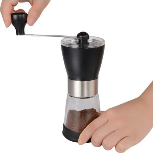 Manual Coffee Grinder, Ceramic Coffee Mill, Adjustable Grind, Glass Jar, Built To Last, Top Rated