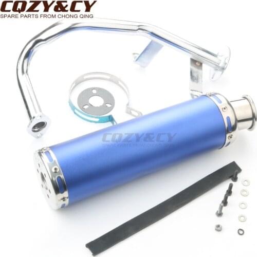Scooter high performance exhaust pipe for TaoTao New Speed 50 Thunder 50 Zummer CY50A ATM GY6 50cc 139QMA 139QMB 4 stroke