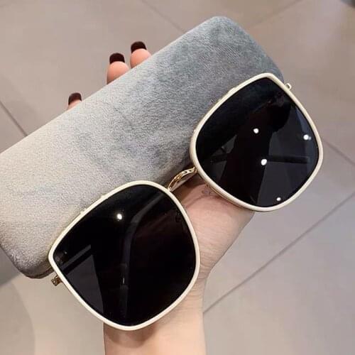 Fashion Oversized Sunglasses Luxury Brand Designer Vintage Women Big Frame Sun Glasses Female UV400 Shades Eyewear Oculos de sol