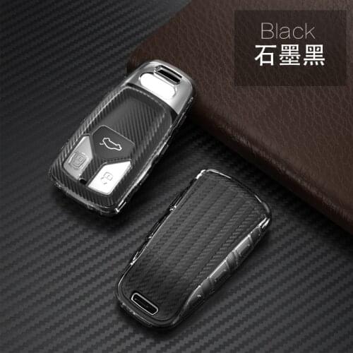 TPU Protection Car Key Case Cover Skin Shell For AUDI A4 A4L A5 Q5 Q7 TT 2016 2017 Key Fob 2016 2017 2018 Styling Accessories