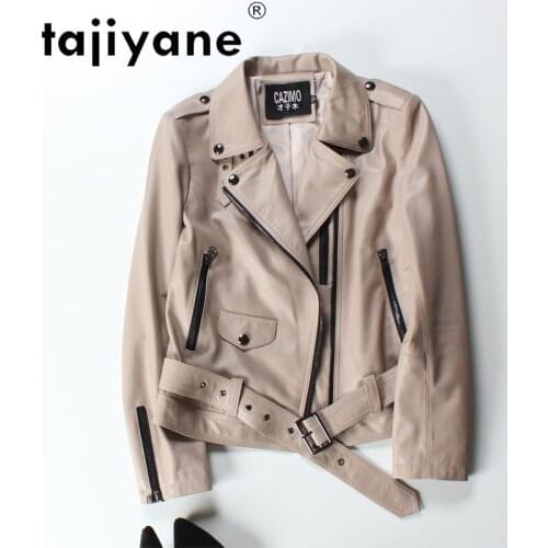 2021 Women Spring Korean Autumn Clothes Real Sheepskin Jackets for Womens Genuine Leather Coats Mujer Chaqueta TN2089