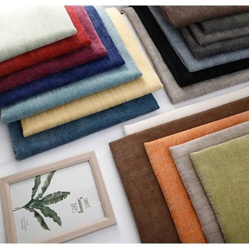 145cmx100cm Thickened Jacquard Herringbone Pattern Chenille Sofa Fabric Cushion Pillow Bay Window Cushion DIY Plush Cloth Fabric