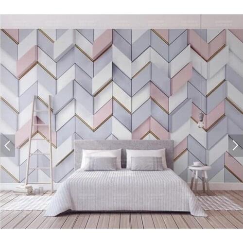 Custom papel de parede 3d, polygon mosaic mosaic mural for living room bedroom sofa background home decoration wallpaper