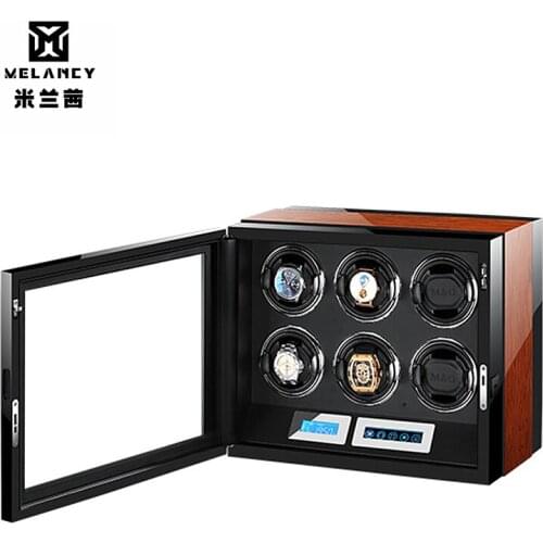 Automatic Watch Winder Box Uhrenbeweger Mechanical Display 6 Slots Male watch Automatic