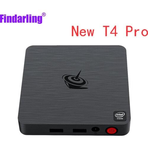 Beelink T4 Intel Atom Quad Core X5-Z8500 Windows10 Mini PC 1000M lan HD DP Dual display office computer windows 10 mini pc