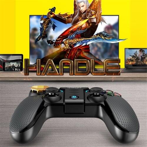 WirelessGame Controller Gamepad Wireless Joystick Console Game With Telescopic Holder For Smart phone