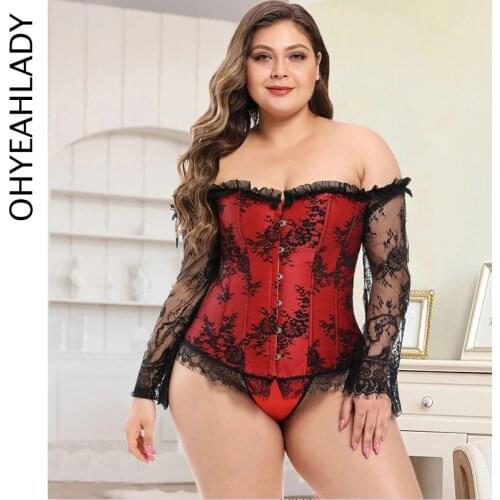 Comeondear Womens Princess Renaissance Corset Floral Ruched Sleeves Elegant Halloween Costume Off Shoulder Corsets AJ3443