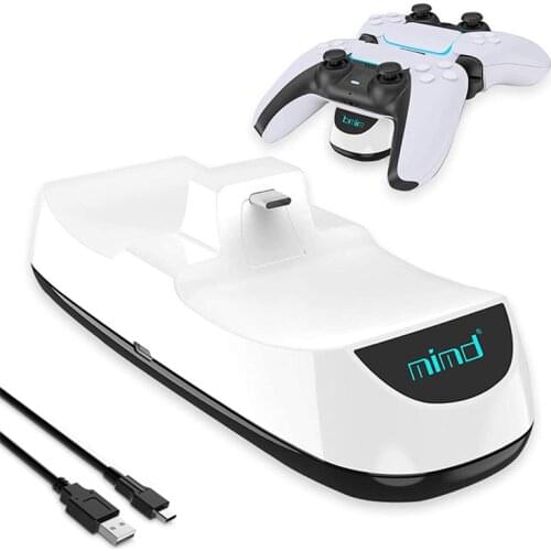 For PS5 Controller Gamepad Dual Fast Charger Type-C Charging Dock Station For Sony PlayStation5 Joystick