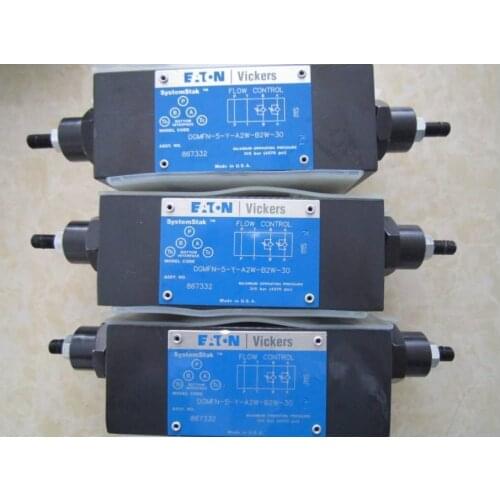 ETN Vickers FLOW CONTROL MODEL CODE DGMFN-5-Y-A2W-B2W-30 Hydraulic throttle valve Made in USA