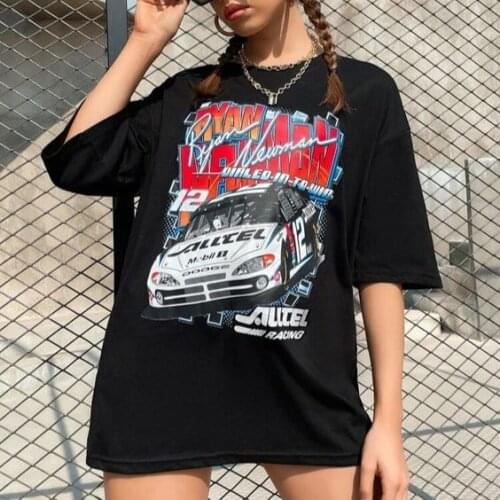 Alice Im Wunderland T Hemd Frauen 3D gedruckt T-shirt Tops Schwarz Alice Schnee Wei Prinzessin Drucken Casual Kurzarm 90s vogue