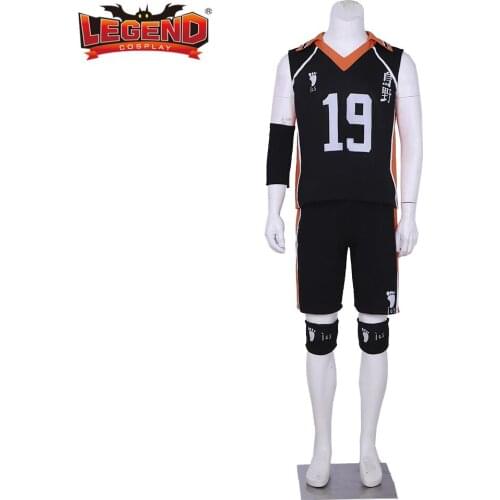 Cosplay legend Haikyuu Karasuno High School Hitoka Yachi Costume Bokuto Koutarou Wakatoshi Ushijima Volleball Sports Suit H001