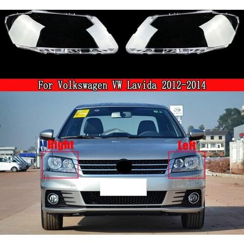 Car Headlight Cover Lampcover Lampshade Lamp Glass Lens Case For Volkswagen VW Lavida 2012-2014 Auto Light Caps
