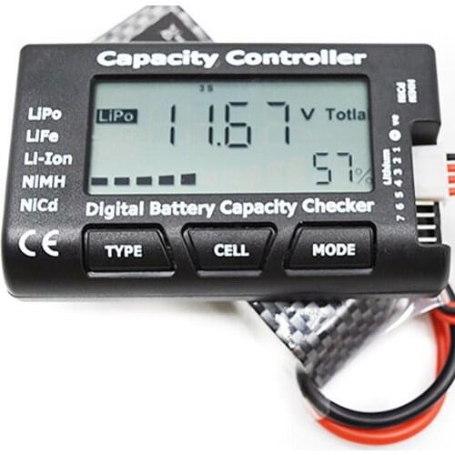 50% Hot Sales Digital Battery Capacity Voltage Checker Cell Tester Meter for Lipo Li-ion NiMH