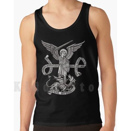 Saint St Michael Catholic Archangel Angel tank tops vest sleeveless Michael Holy Archangel Religiously Saint