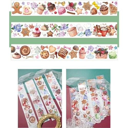 Sweet Ice Cream Washi Tapes Bullet Journal Masking Tape Adhesive Tape DIY Scrapbooking Washi Stickers