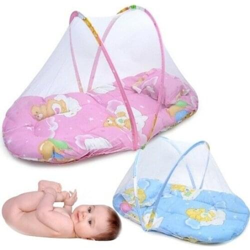 Fashion Hot Baby Newborn Portable Folding Travel Bed Crib Canopy Mosquito Net Tent Folding Type Crib Netting