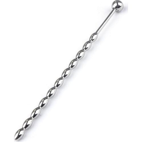 Male Stainless Steel Urethral Plug Urethral Sounding Penis Plug Urethra Stimulate Dilator Masturbation Rod Sex Toys For Men