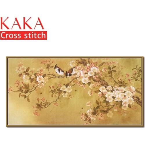 Cross stitch kits,Embroidery needlework sets with printed pattern,11CT-canvas for Home Decor Painting,Animals Full NCKA060