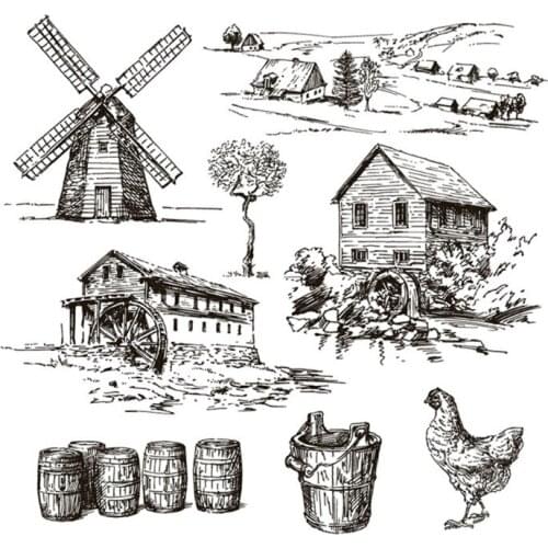 Skull Animals Silicone Clear Seal Stamp DIY Diary Scrapbooking Embossing Photo Album Decorative Paper Card