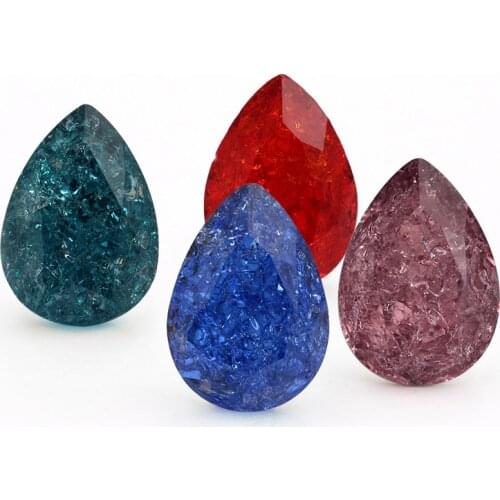 Blue Rhinestones Glue On Nails DIY Art Crafts Crystals Pointback Loose Crystal Stone K9 Glass Rhinestone For Clothes Bags