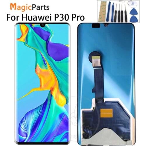 Original Huawei P30 Pro LCD Touch Screen Digitizer Assembly VOG-L04 VOG-L09 VOG-L29 VOG-TL00 lcd Display Huawei P30Pro Di