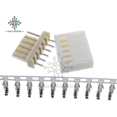 10PCS KF2510-6P 2.54mm Pin Header & Terminal & Housing Connector Kits