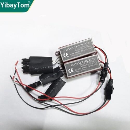 2x Inverters Ballast for CCFL Angel Eyes Halo Rings High Brightness & Low Consumption Output female converter transformer blocks