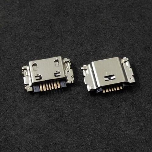 20/50/100pcs For Samsung Tab A 8.0 T350 T355C SM-T350 Micro USB jack socket Connector Dock plug female charger Charging Port