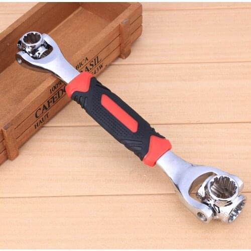 48in1 Multipurpose Bolt Wrench 360 Degree Stainless Steel Screw Rotation Multifunctional Spanner Hand Tools Replacement Parts