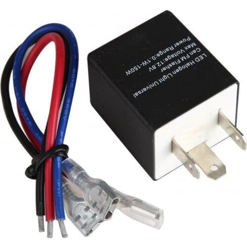 50% Hot Sale Durable Universal Car Motorcycle 12V/24V Adjustable LED Turn Signal Light Flasher Relay Motorcycle Parts Accessorie