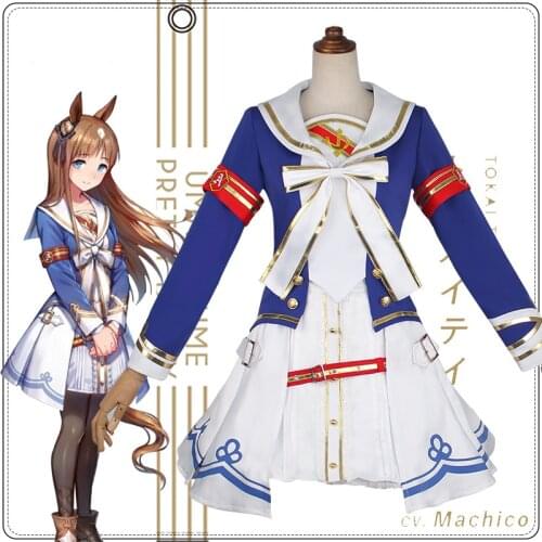 Anime Umamusume:Pretty Derby Season 2 Grass Wonder Lolita Dress SJ Uniform Cosplay Costume Halloween Women Free Shipping 2021