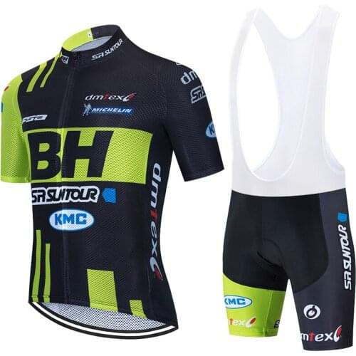BH Cycling team jersey clothing bike pants sportswear MTB Ropa Ciclismo men summer pro BICYCLING shirts Maillot Culotte wear