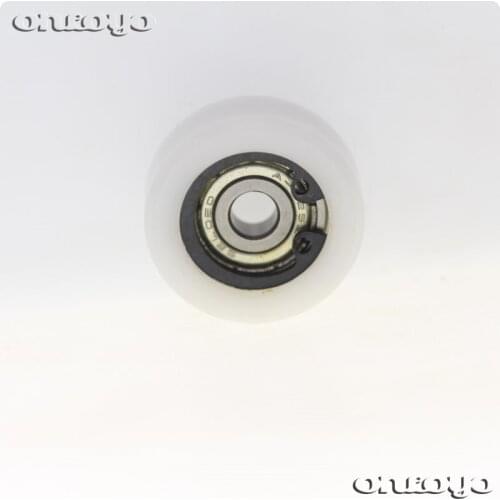 Computer Embroidery Machine Parts - 23.5mm Wheel With 625 White / White Wheel Bearing Inner Diameter 5mm