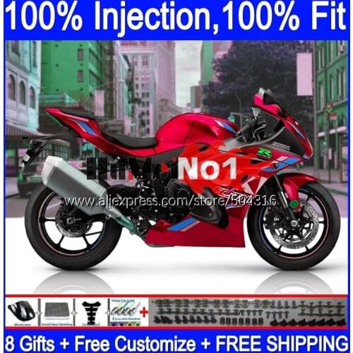 Injection OEM For SUZUKI GSXR1000 L7 L8 GSXR 1000 2017 2018 2019 116MC.98 GSXR-1000 K17 GSX-R1000 17 18 19 Fairing Glossy blue