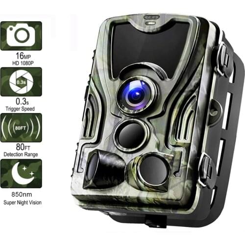 HC801 Hunting Camera 20MP Trail Camera Night Vision Forest Waterproof Wildlife Camera Photo Traps Camera Chasse Scouts