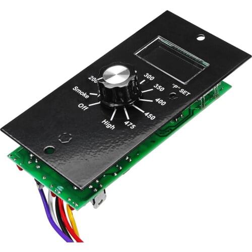 Sawdust pellet oven temperature controller electric control board PID temperature control program LCD screen voltage 120V